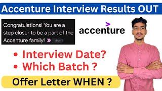 accenture interview results 2024|Accenture Interview Experience For System  .